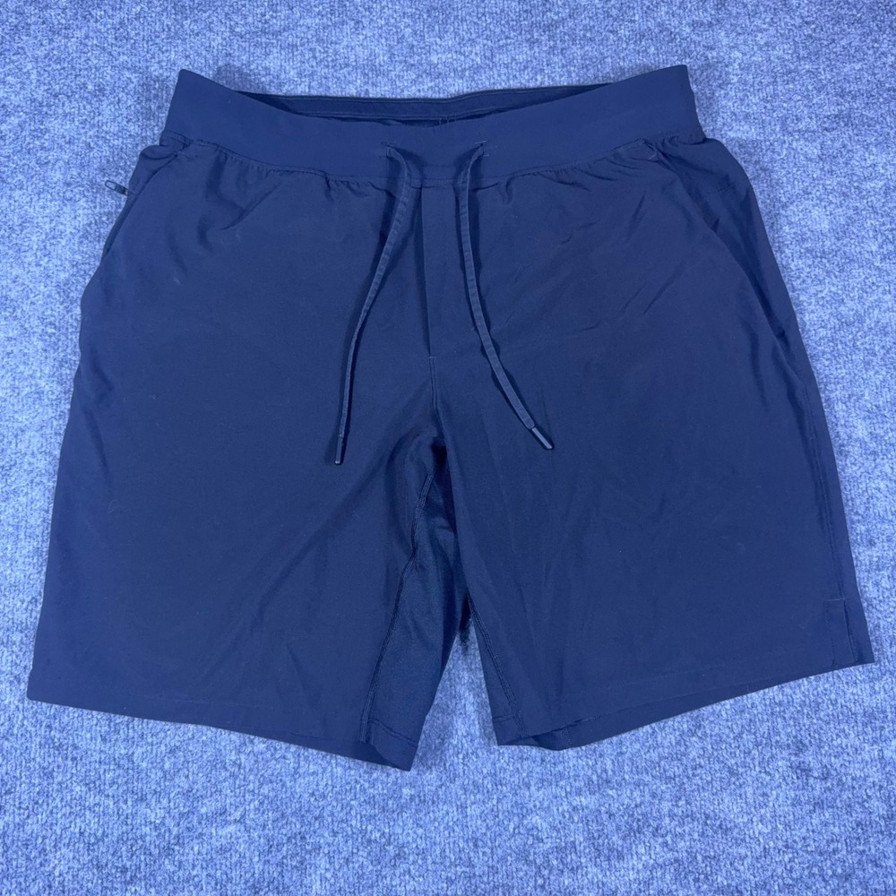 Lululemon Pace Breaker Shorts Mens XL Navy Blue 7 Inch Inseam Athletic Running